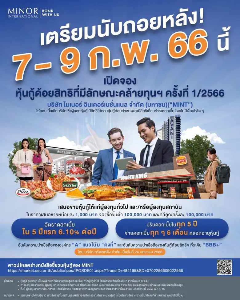 บริษัท ไมเนอร์ อินเตอร์เนชั่นแนล จำกัด (ม...