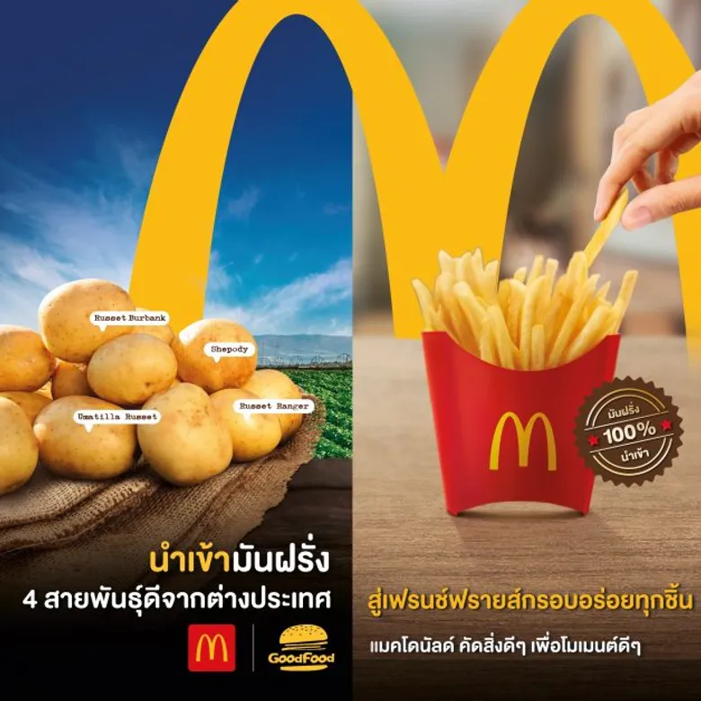แมคไทย เปิดตัวแคมเปญ GoodFood คัดสิ่งดีๆ เพื่อโมเมนต์ดีๆ ตอกย้ำผู้นำด้าน QSR เสิร์ฟความสุข อิ่มอร่อยด้วยสิ่งดีๆ ที่แมคโดนัลด์