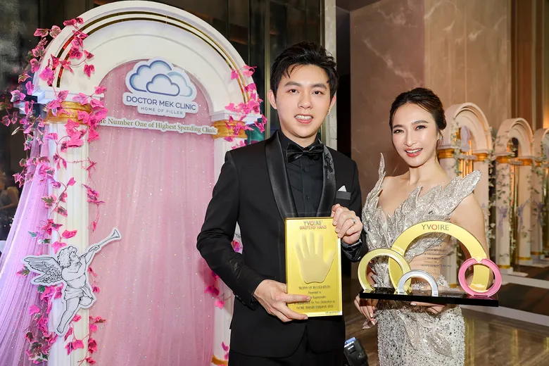 ปังตั้งแต่ต้นปี! คุณหมอเมฆ Doctor Mek Clinic คว้ารางวัลอันดับ 1 ยอดใช้ฟิลเลอร์สูงที่สุดในประเทศไทย