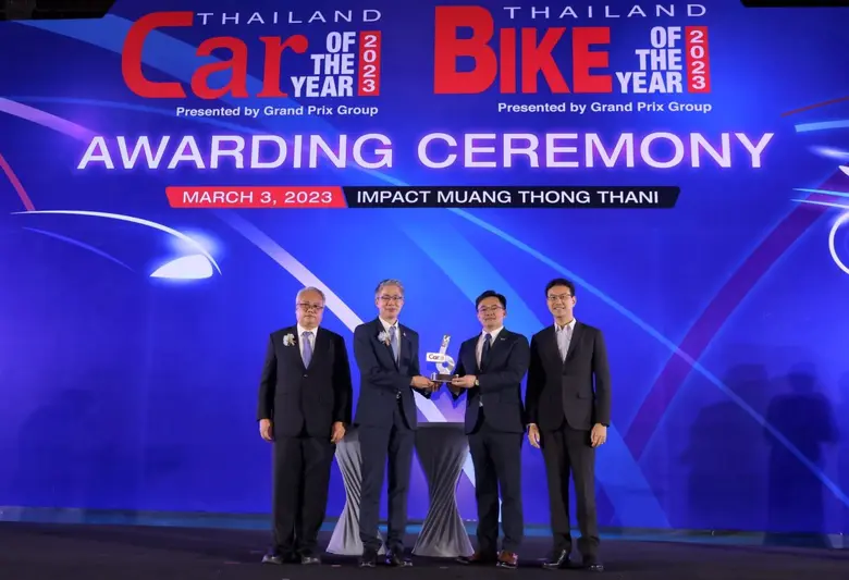 BYD ATTO 3 ผงาดวงการ EV คว้ารางวัล Best EV SUV ตอกย้ำความเป็นผู้นำตลาดรถยนต์ไฟฟ้า ในงานประกาศรางวัลรถยอดเยี่ยมแห่งปี Car of The Year 2023