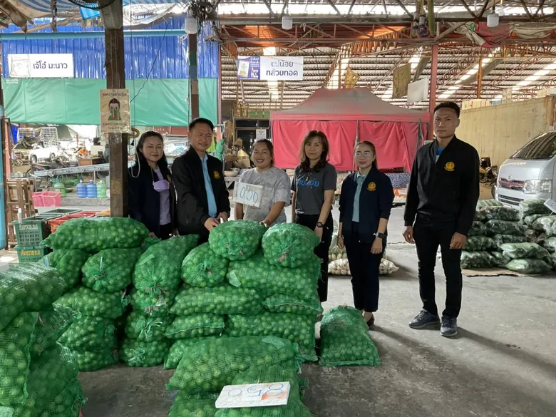กรมการค้าภายใน เชื่อมโยงมะนาวตลาดกลางผักและผลไม้ เปิดจุดจำหน่ายมะนาวราคาส่ง จ.ขอนแก่น