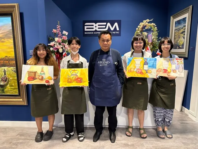 BEM เสริมสร้างการเรียนรู้ต่อเนื่องกับ Art Training: วาดภาพหุ่นนิ่ง