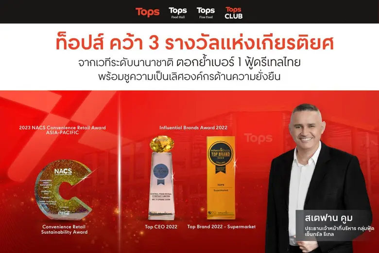 ท็อปส์ ธุรกิจกลุ่มฟู้ด ในเครือเซ็นทรัล รี...
