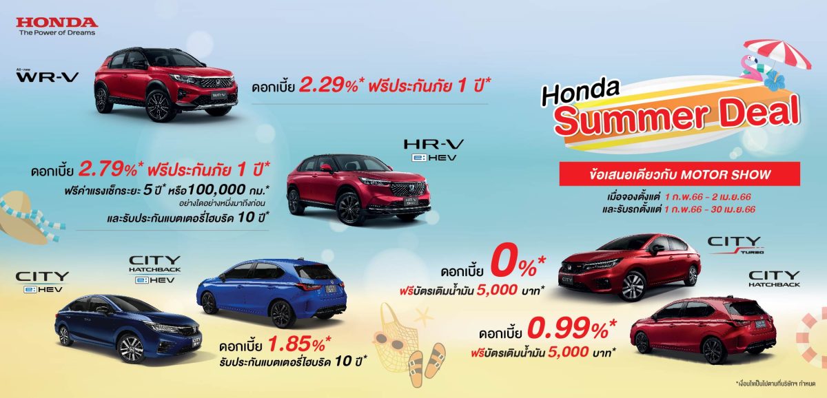 ฮอนด้า ชูไฮไลต์ 3 รุ่น ในงาน Motor Show 2...