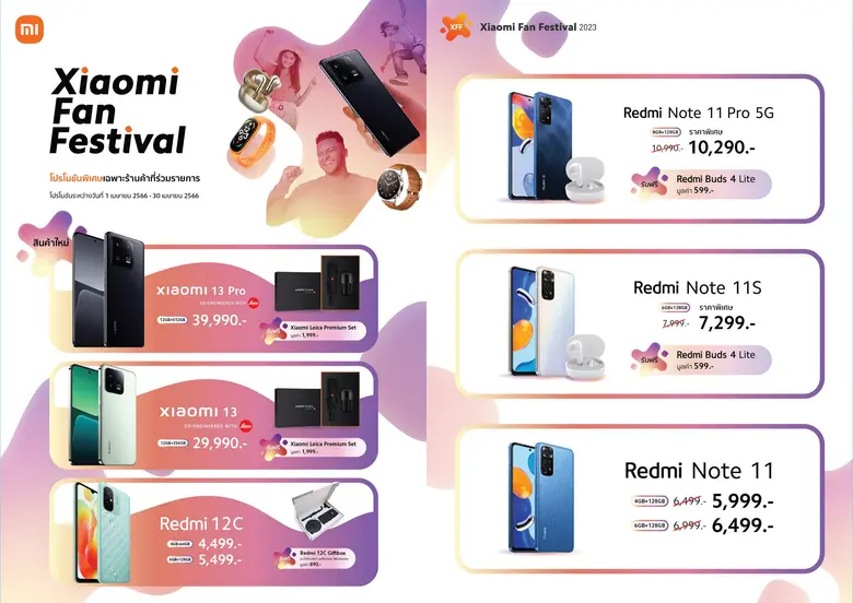 เสียวหมี่ ประเทศไทย จัดแคมเปญ Xiaomi Fan ...
