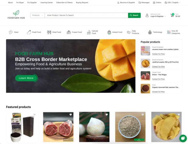 Empower food and agriculture businesses b...