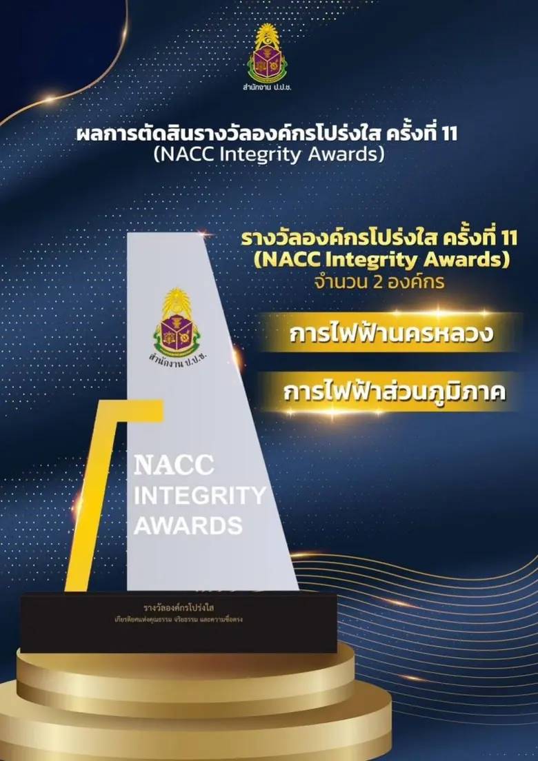 CHOW GROUP รับรางวัลชมเชยองค์กรโปร่งใสครั้งที่ 11