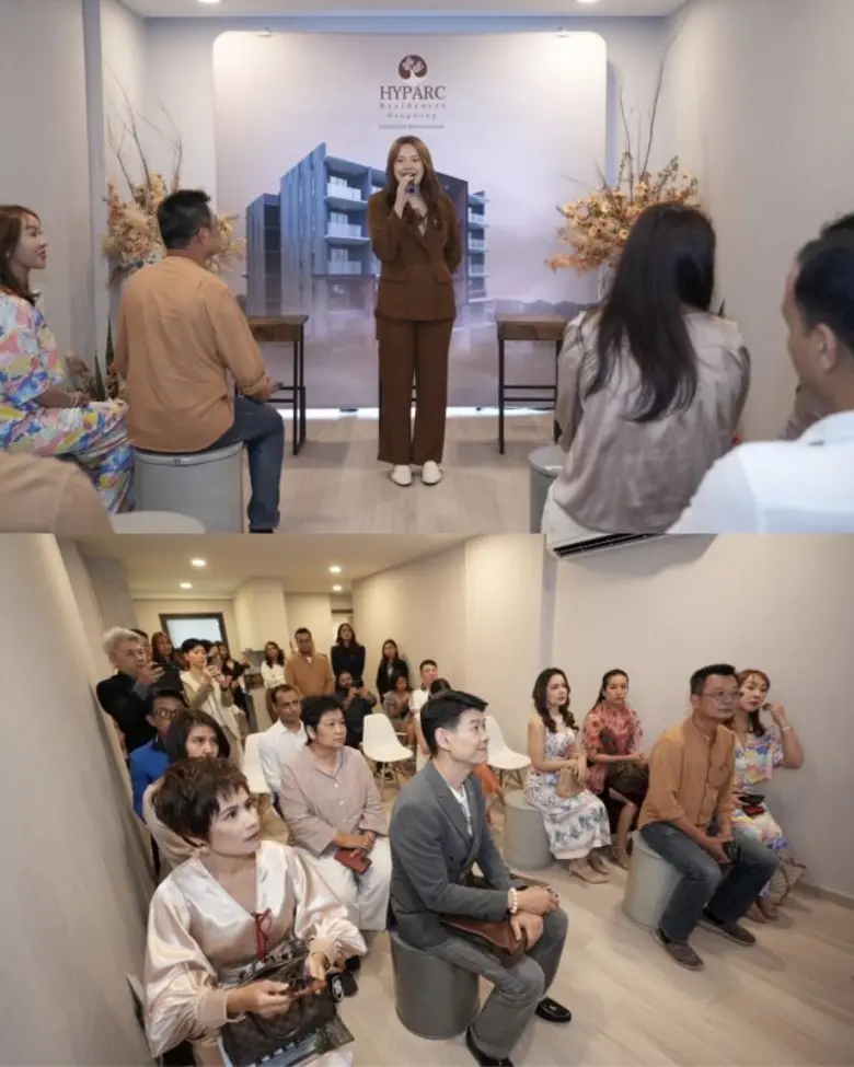 บรรยากาศงานพรีเซลล์เปิดจองโครงการ "Hyparc Residences Hangdong" จาก Hylife Developments