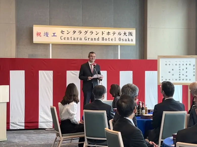 Centara Celebrates Building Completion of Centara Grand Hotel Osaka