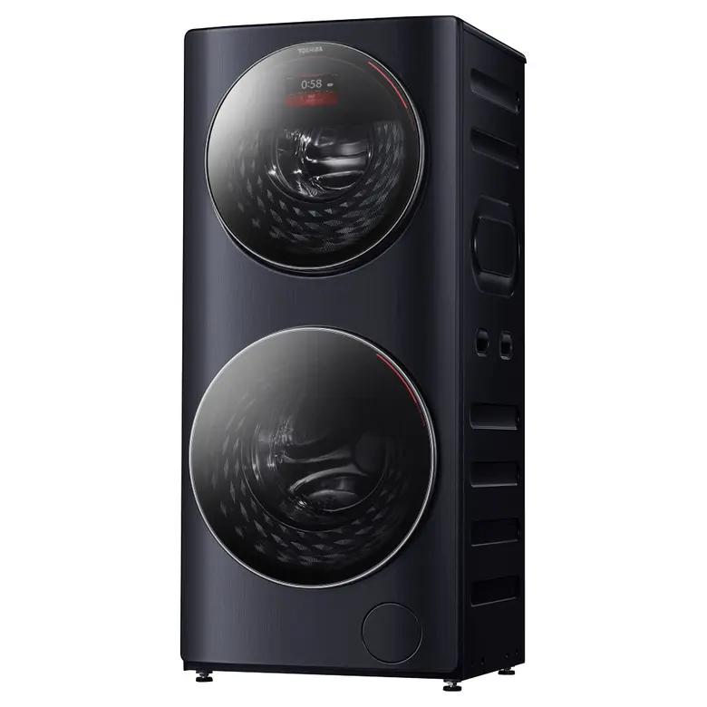เครื่องซักผ้าฝาหน้าโตชิบา DUAL DRUMS รุ่น...