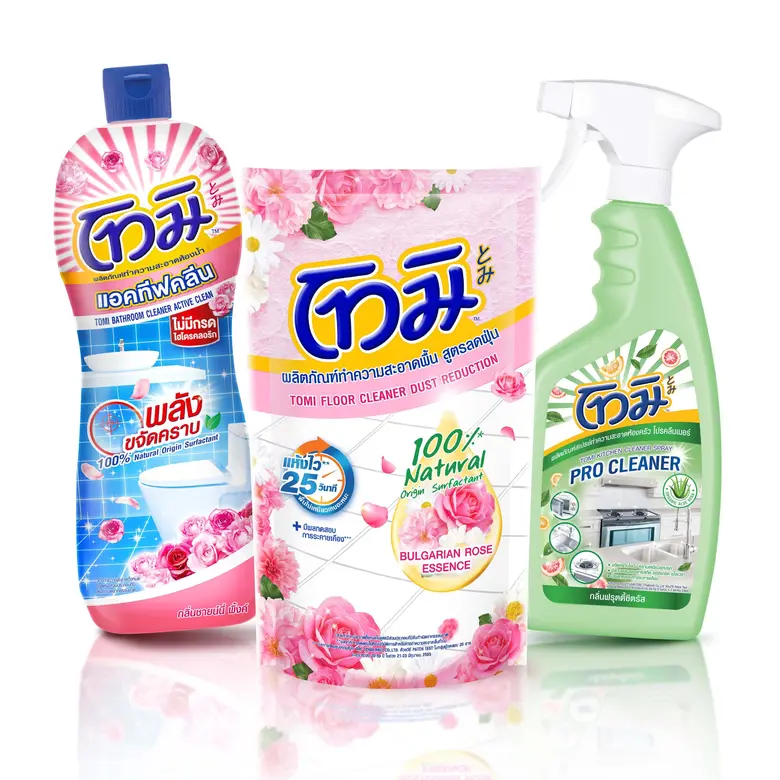 บ้านสะอาดปลอดภัย ทุกซอกโซน ด้วย 3 ผลิตภัณฑ์ทำความสะอาดบ้านจาก "โทมิ" มือปราบพลังธรรมชาติ ประสิทธิภาพที่มาพร้อมความอ่อนโยน
