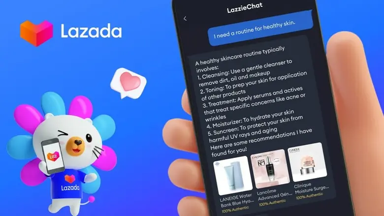 LazzieChat intelligently responds to users' questio...