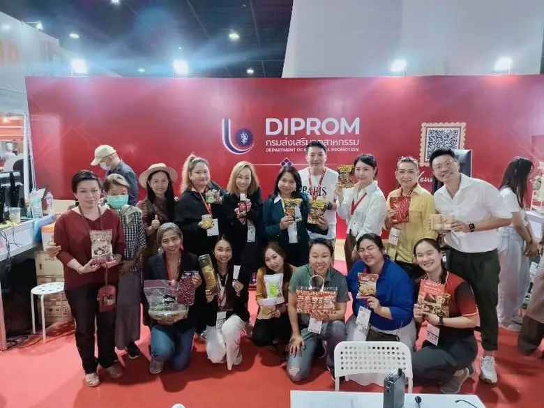 SBIC SPU เยี่ยมชมบูธผู้ประกอบการในงานแสดงสินค้า THAIFEX - Anuga Asia 2023