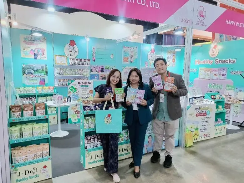 SBIC SPU เยี่ยมชมบูธผู้ประกอบการในงานแสดงสินค้า THAIFEX - Anuga Asia 2023