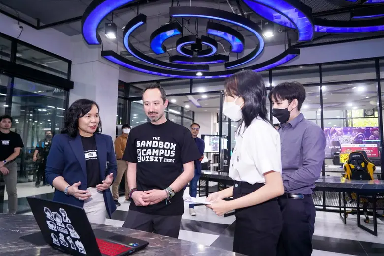 DPU เปิดบ้านต้อนรับ ซีโอโอ 'The Sandbox' แพลตฟอร์มโลกเสมือนจริงระดับโลก เผยเดินหน้าเต็มสูบสร้าง Metaverse Campus พร้อมเปิดใช้ภายในปีนี้