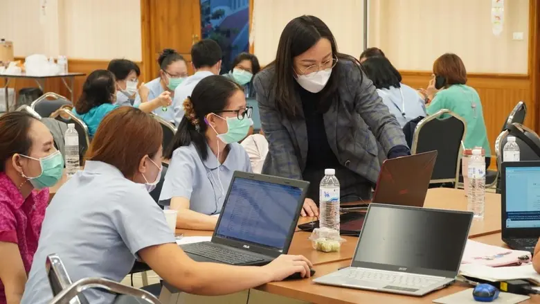 คณะพยาบาลศาสตร์ ม.พะเยา อบรมเชิงปฏิบัติกา...