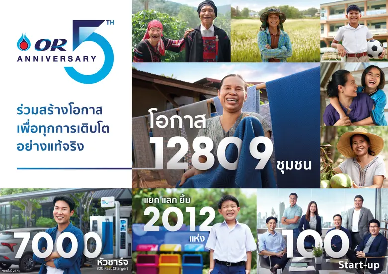 OR เปิดตัวแคมเปญโฆษณาชุด "Real RISE of Opportunity ร่วมสร้างโอกาสเพื่อทุกการเติบโตอย่างแท้จริง"
