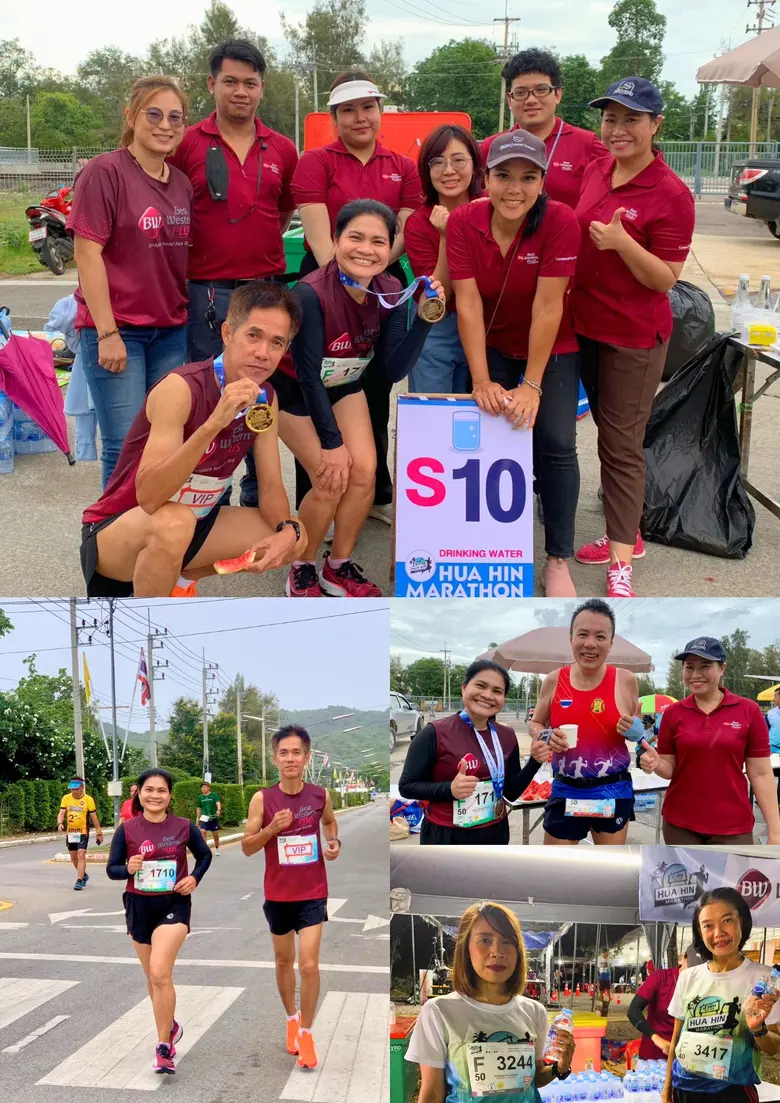 Best Western Plus Carapace Hotel Hua Hin Sponsors Hua Hin Marathon 2023, Providing Refreshing Drinking Water for Participants