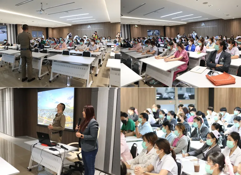 โรงพยาบาลลานนา ร่วมกลุ่มงานจราจร ตำรวจภูธรจังหวัดเชียงใหม่ อบรมความปลอดภัยนอกงาน "ขับขี่ปลอดภัยและวินัยจราจร"