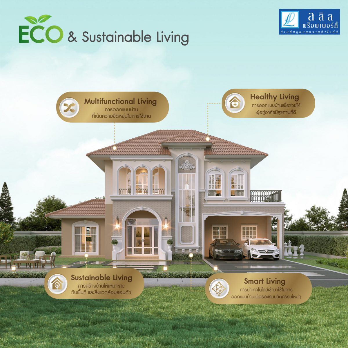 ลลิล พร็อพเพอร์ตี้ รุกพัฒนาองค์กรให้พร้อมรองรับเทรนด์ ECO &amp; Sustainable Living