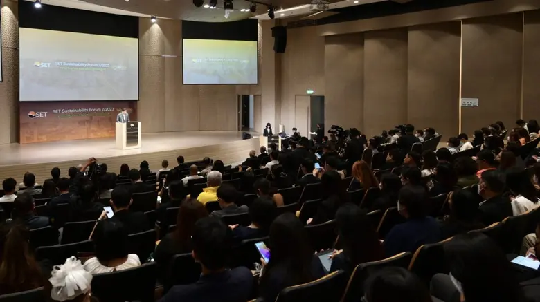 ตลาดหลักทรัพย์ฯ จัดสัมมนา SET Sustainability Forum ให้ข้อมูลผู้นำองค์กรขับเคลื่อนวิสัยทัศน์ด้านความยั่งยืน