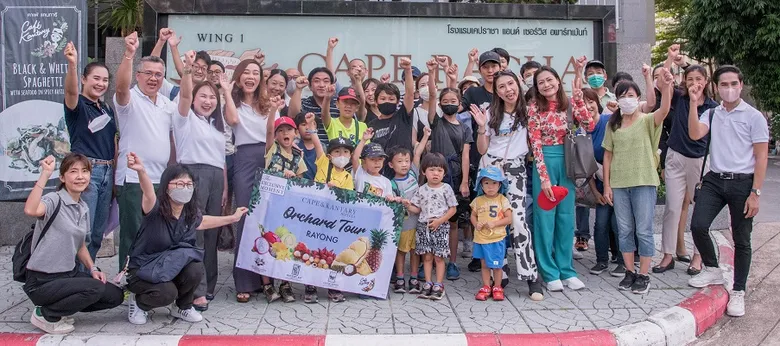 Cape and Kantary Hotels in Sriracha Giving Customer Satisfaction by Hosting a Customer Appreciation Event "Exclusive Moment" with The Orchard Tour and Free Fruit Buffet in Rayong