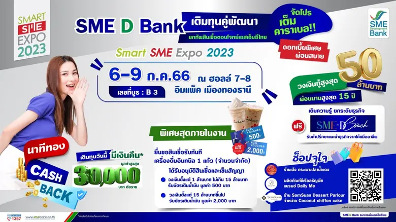 ธนาคารพัฒนาวิสาหกิจขนาดกลางและขนาดย่อมแห่...