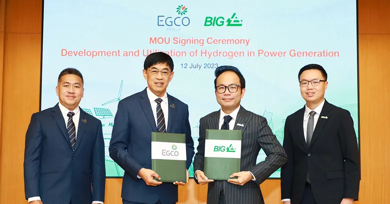 EGCO Group and BIG to study power generated from hydrogen and fuel cells aiming to support sustainable low-carbon society