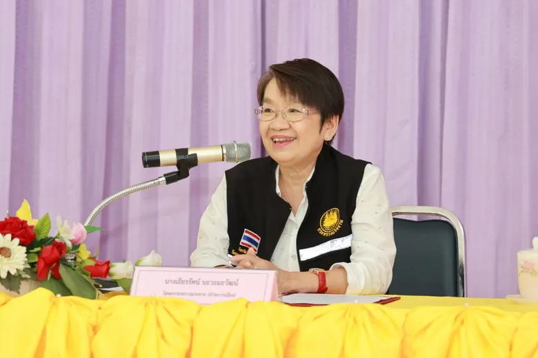 รมว.สุชาติ ส่ง โฆษกแรงงาน เยี่ยมการฝึกอบรมอาชีพชุมชน ตชด. เมืองเลย