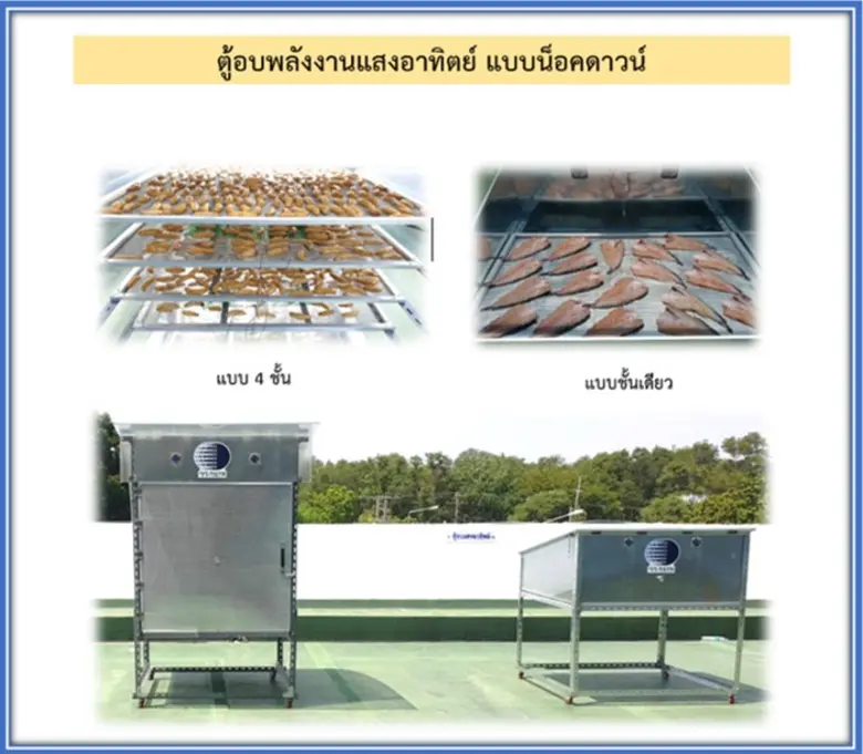 วว. พัฒนา "ตู้อบพลังงานแสงอาทิตย์แบบน็อคดาวน์" ต้นทุนต่ำ ใช้งานได้หลากหลาย ตอบโจทย์ผู้บริโภค