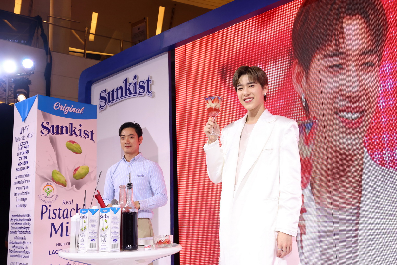 สุดเซอร์ไพรส์! พีพี กฤษฏ์ ร่วมทำเมนูพิเศษ ในงาน "The Official Launch of Sunkist Pistachio Milk's Brand Presenter "PP Krit"