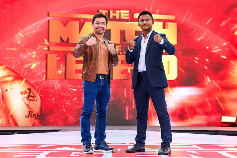 เฟรชแอร์ เฟสติวัล เตรียมระเบิดโคตรมวย "THE MATCH OF LEGEND" การปะทะของ 2 ตำนานนักชกระดับโลกแมนนี่ ปาเกียว - บัวขาว บัญชาเมฆ