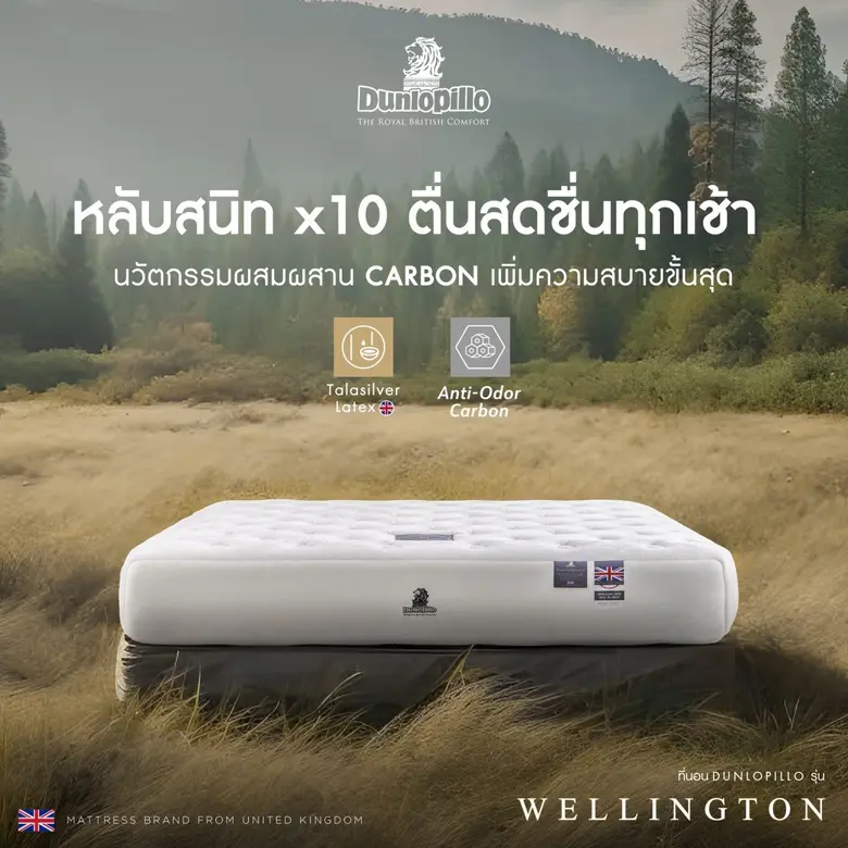 ที่นอน Dunlopillo รุ่น WELLINGTON ที่นอนย...