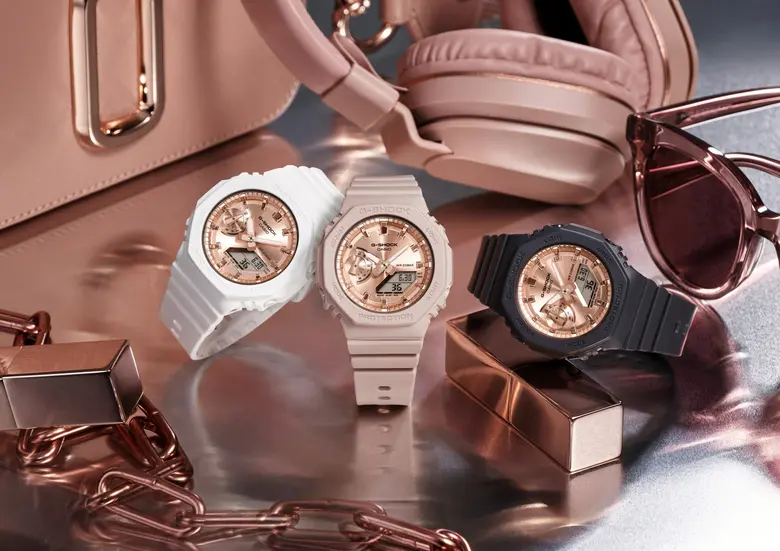 Casio to Release Compact G-SHOCK with Gorgeous Pink-Gold Sparkle
