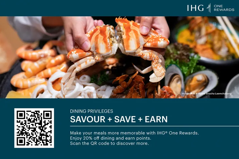 Holiday Inn & Suites Siracha Laemchabang Unveils Exclusive Dining Perks for IHG One Rewards Members