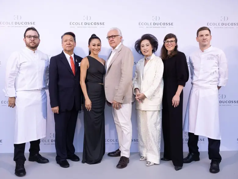 NAI LERT GROUP CELEBRATES THE INAUGURATION OF ECOLE DUCASSE - NAI LERT BANGKOK STUDIO