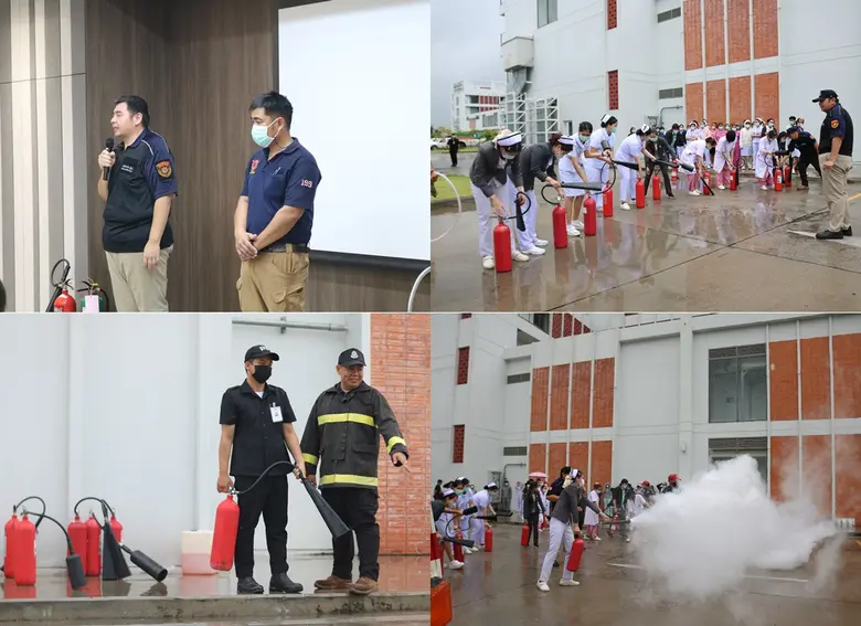 โรงพยาบาลลานนา และโรงพยาบาลลานนา 3 จัดการอบรมการป้องกัน และระงับอัคคีภัยในสถานประกอบการ รุ่นที่ 2 ประจำปี 2566