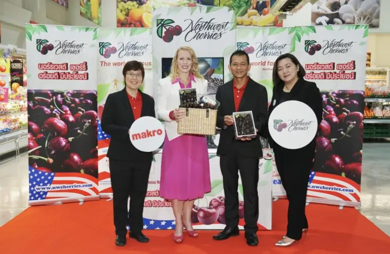 แม็คโครคัดสรร "นอร์ธเวสต์ เชอร์รี่" จากประเทศสหรัฐอเมริกา ยกทัพความสดใหม่ อร่อย ไซส์ใหญ่ ส่งตรงจากแหล่งปลูกที่ดีที่สุด เพื่อผู้ประกอบการและผู้บริโภคทั่วไทย