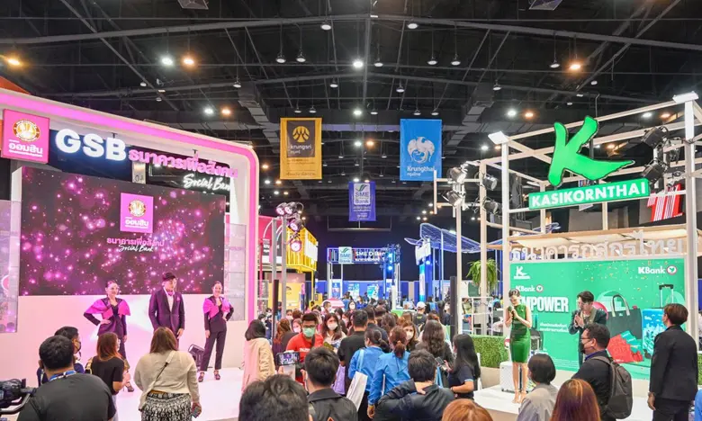 MONEY EXPO 2023 KORAT แบงก์-ประกัน ทุ่มโปรแรงบุกแดนอีสาน สินเชื่อบ้าน 1.99% เงินฝาก Step Up ดอกเบี้ยสูง 2.35% SME กู้ติดตั้งโซลาร์รูฟท็อป 1.99%