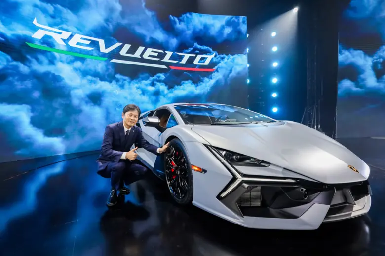Bridgestone as Official Technical Partner with Lamborghini "Potenza Sport: Unleashing the Hybrid Power of the V12 HPEV Revuelto Super Sports Car"