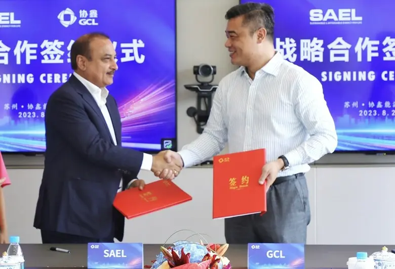 GCLSI ผนึกกำลัง SAEL เซ็นข้อตกลงว่าด้วยกรอบและทิศทางจัดหาโมดูลสมรรถนะสูงชนิดเอ็นไทป์ระดับ 1.1 GW เตรียมลุยตลาดอินเดีย