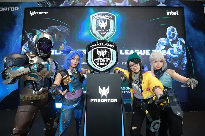 เอเซอร์ - อินเทล เปิดสมรภูมิแห่งการแข่งขันครั้งใหม่ ในศึก "Thailand Predator League 2024" ลุยสนามแข่งเดือด ชิงเงินรางวัลรวมกว่า 250,000 บาท ดันทีมไทยต่อยอดความสำเร็จศึกใหญ่ระดับภูมิภาค