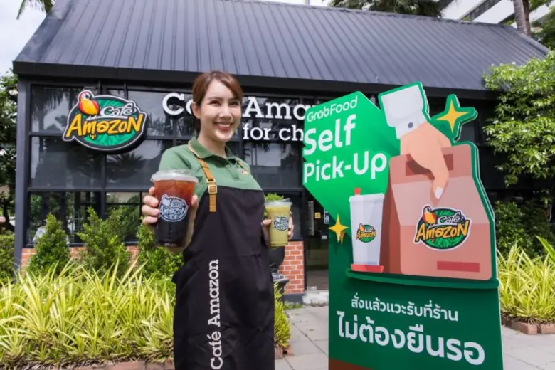คาเฟ่ อเมซอน จับมือ แกร็บ เปิดตัวโครงการ "รับเอง งดแยก ไม่แจกถุง" ชวนลดใช้พลาสติกครั้งเดียวทิ้ง พร้อมดันตลาดเดลิเวอรีด้วยแก้ว "อเมซอน ไบโอ คัพ"