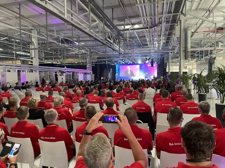 The first battery product produced at Gotion German...