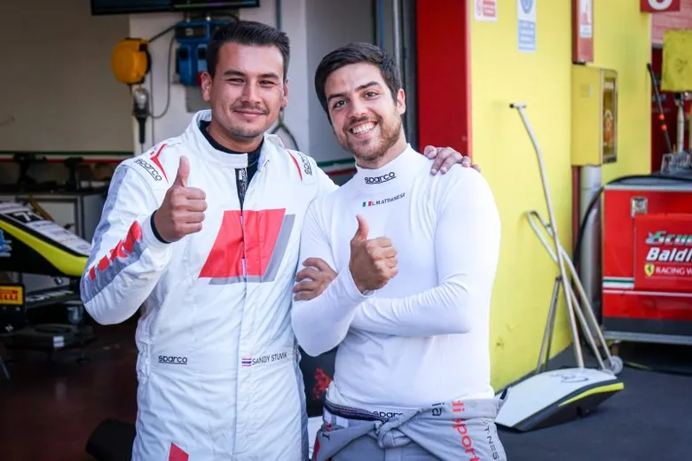 Sandy finishes P4 in Monza