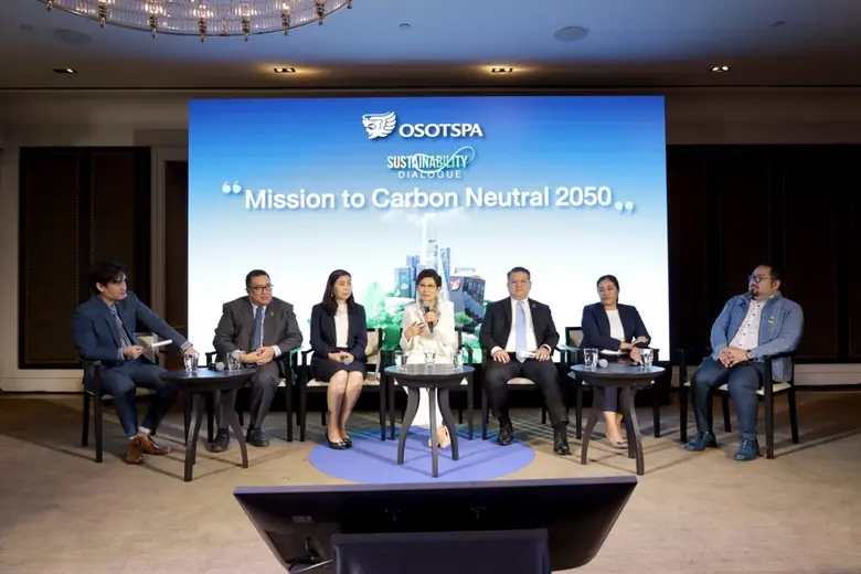 'โอสถสภา' ประกาศภารกิจมุ่งสู่ความเป็นกลางทางคาร์บอน รวมพลังรักษ์โลกจากทุกภาคส่วน เปิดเวทีเสวนาต่อยอดความร่วมมือ 'รัฐ-เอกชน'