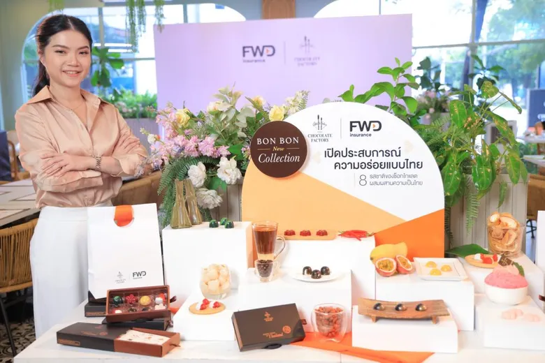 FWD Insurance partners with The Chocolate Factory to craft an exceptional brand experience, delighting chocolate enthusiasts with 'Iconic taste of Thailand' creations