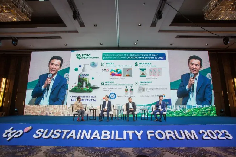 SCGC Joins Efforts to Drive Thailand Towards Net-Zero Emissions, Encouraging Business Transition with Circular Economy at TCP Sustainability Forum 2023