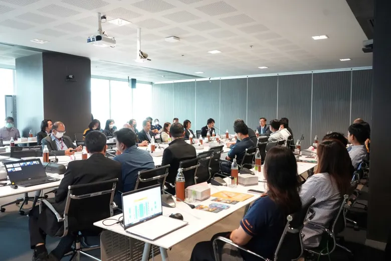 บพข. Kick-off โปรเจคพัฒนาระบบการจัดการโลจิสติกส์ขนถ่ายสินค้าเทกองที่ทุ่นกลางทะเลโดยใช้เทคโนโลยีดิจิทัล ช่วยผู้ประกอบการขนส่งสินค้าทางน้ำลดต้นทุนค่าน้ำมันกว่า 100 ล้านบาทต่อปี