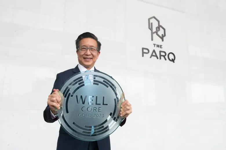 "The PARQ", Thailand's First development with LEED Gold(R) and WELL Certified(TM) Core Gold, responds to a Well-balanced Office